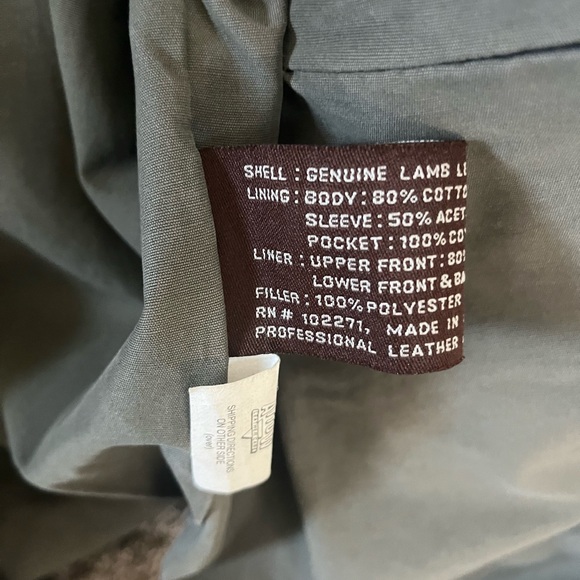 Johnston & Murphy Lamb Leather Jacket - Sz XL - Picture 3 of 4